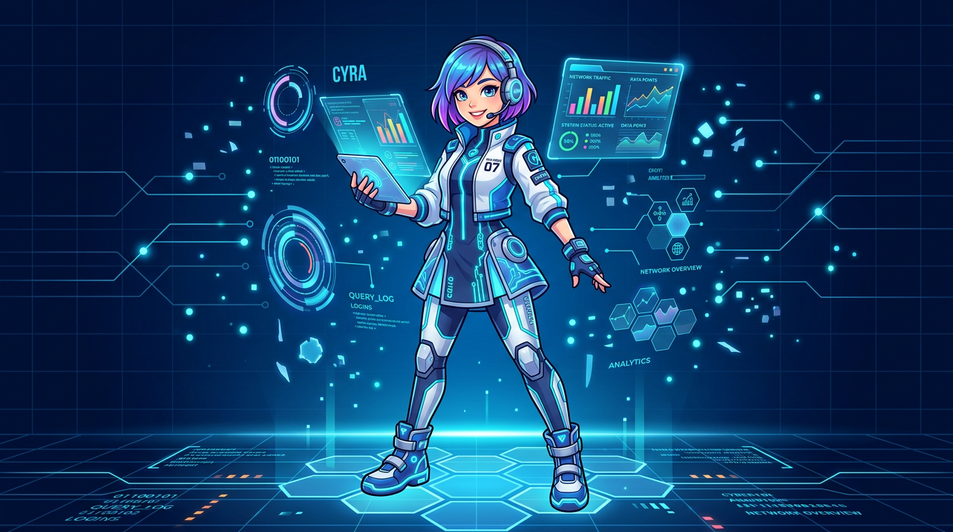 GMG科技少女形象